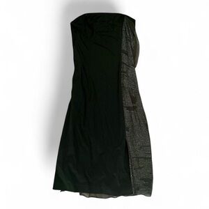 Narciso Rodriguez Black Strapless Dress